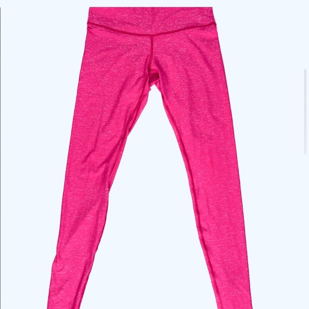 Lululemon Wunder Under Heathered Pink Leggings